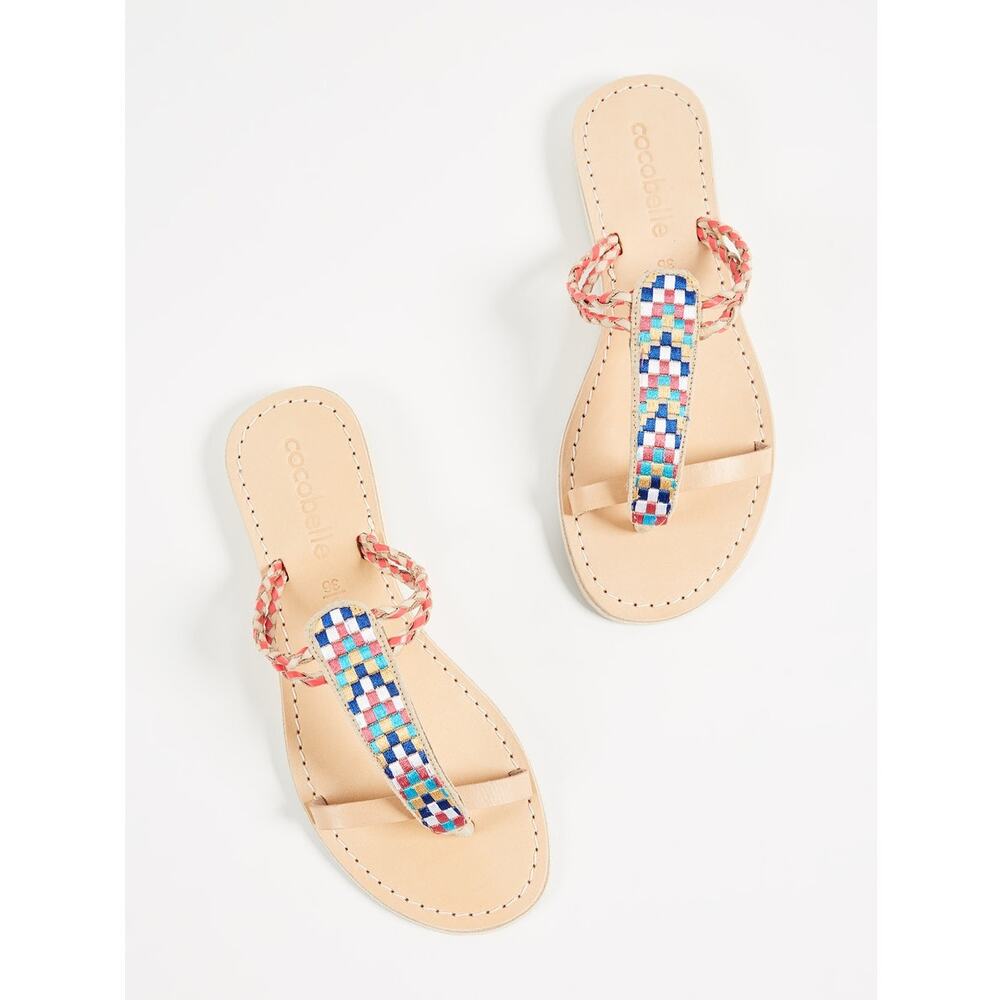 Cocobelle Cali Geometric Sandals in Arrow Women's Size 8.5